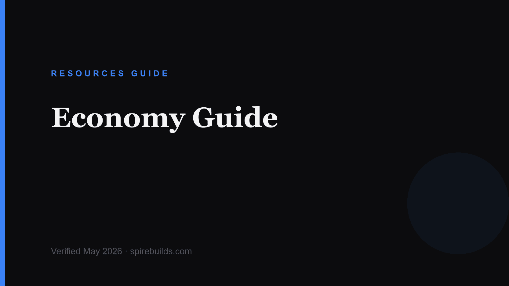 Economy Guide