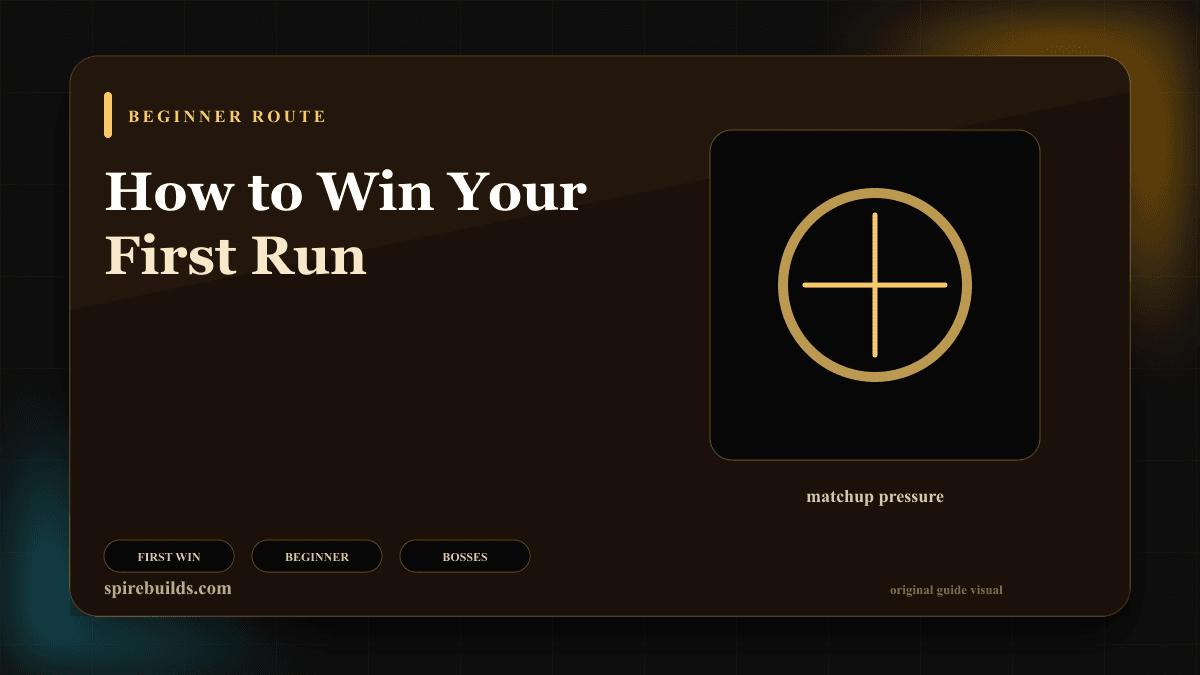 How to Win Your First Run