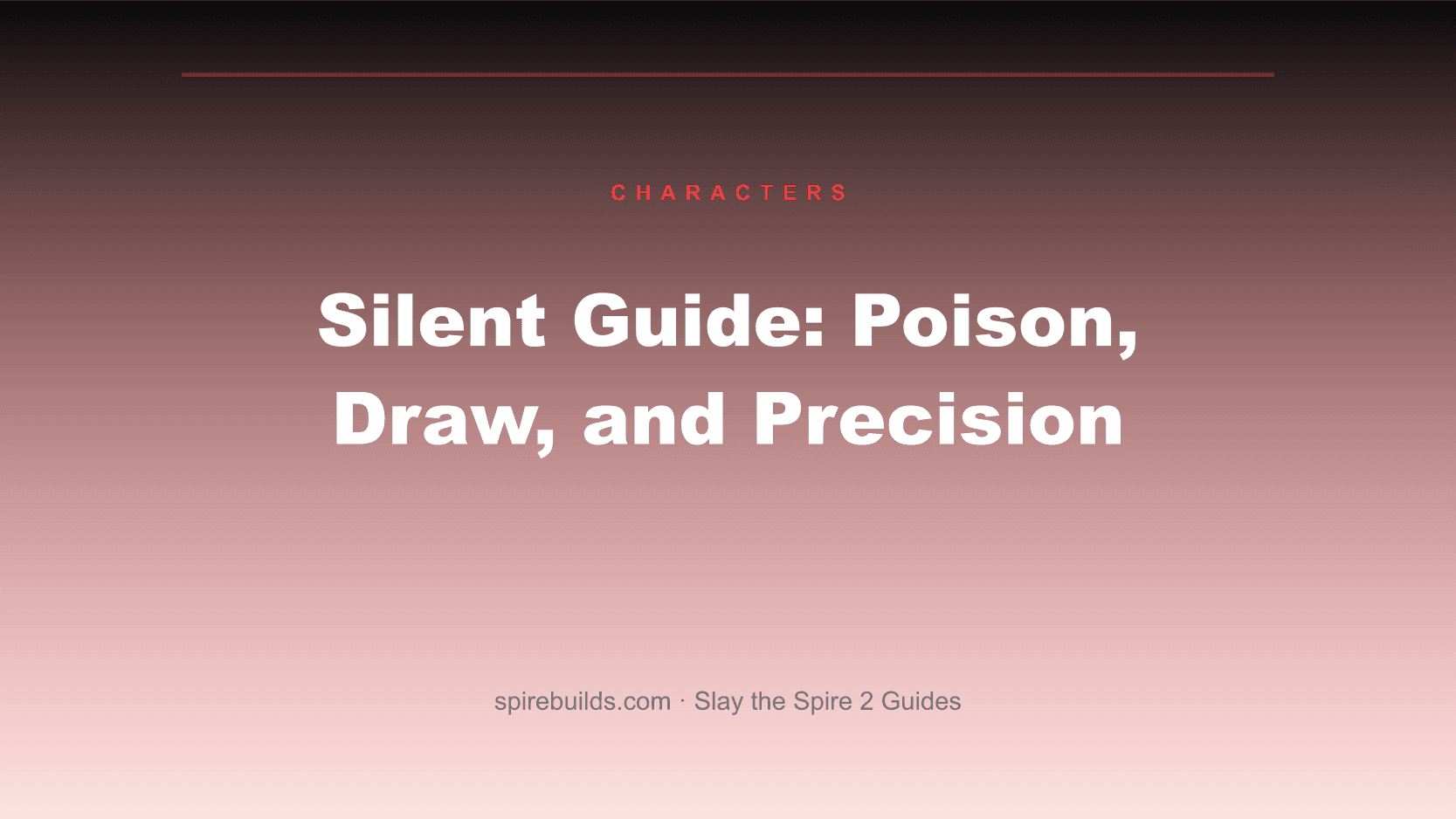 Silent Guide: Poison, Draw, and Precision