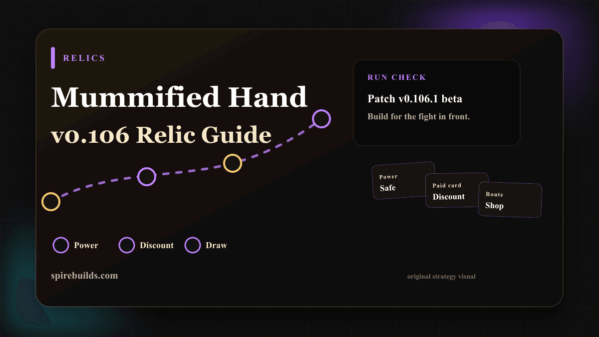 Mummified Hand v0.106 Relic Guide