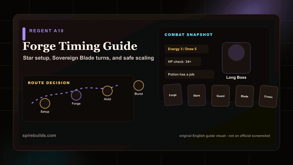 Regent Forge Timing A10 Guide