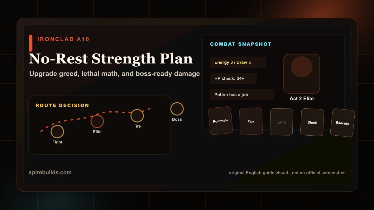 Ironclad A10 route and combat snapshot
