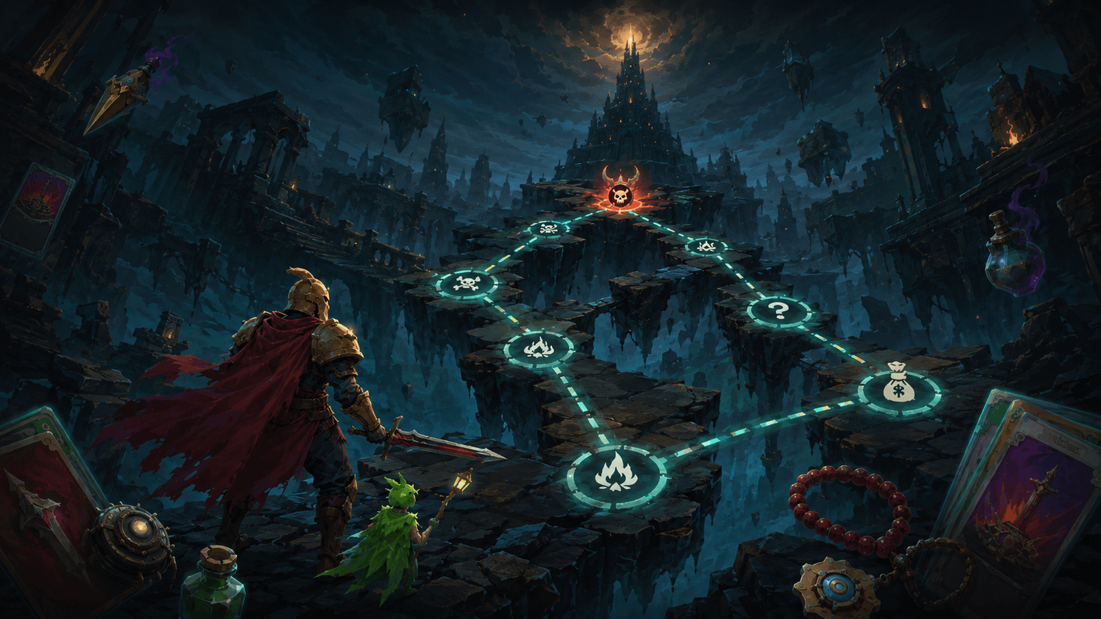 Act 1 pathing route board